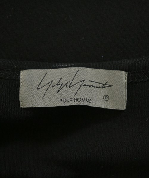 yohji yamamoto POUR HOMME（ヨウジヤマモトプールオム）Tシャツ・カットソー 黒 サイズ:3(M位) メンズ/2200612668065