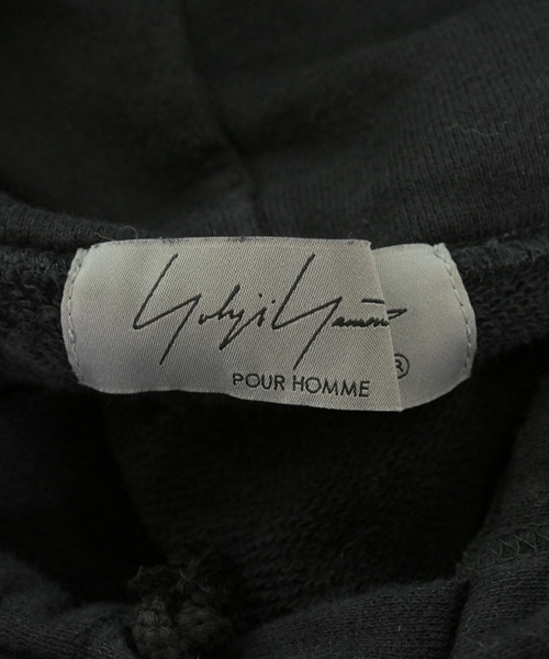 yohji yamamoto POUR HOMME（ヨウジヤマモトプールオム）パーカー 黒 サイズ:3(M位) メンズ/2200612686052