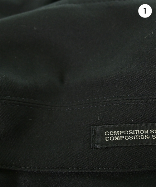 yohji yamamoto POUR HOMME（ヨウジヤマモトプールオム）その他 黒 サイズ:1(XS位) メンズ/2200613337014
