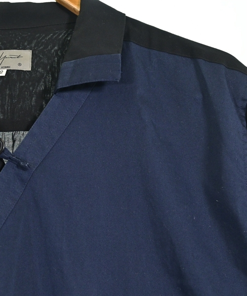 yohji yamamoto POUR HOMME（ヨウジヤマモトプールオム）カジュアルシャツ 黒 サイズ:2(S位) メンズ/2200613337021