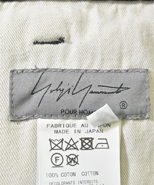 yohji yamamoto POUR HOMME（ヨウジヤマモトプールオム）デニムパンツ 黒 サイズ:2(S位) メンズ/2200613826013