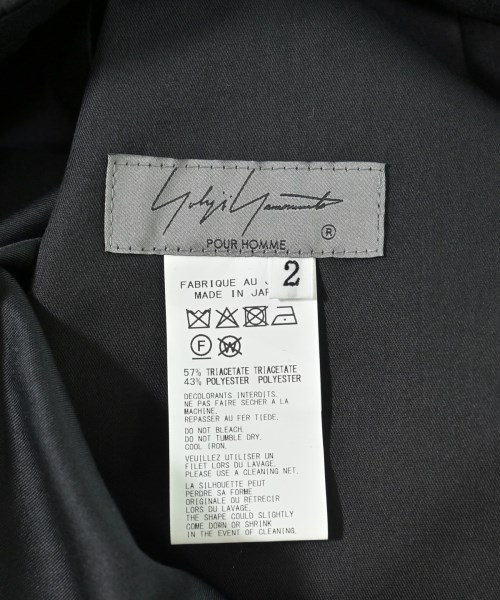 yohji yamamoto POUR HOMME（ヨウジヤマモトプールオム）その他 黒 サイズ:2(S位) メンズ/2200614235036