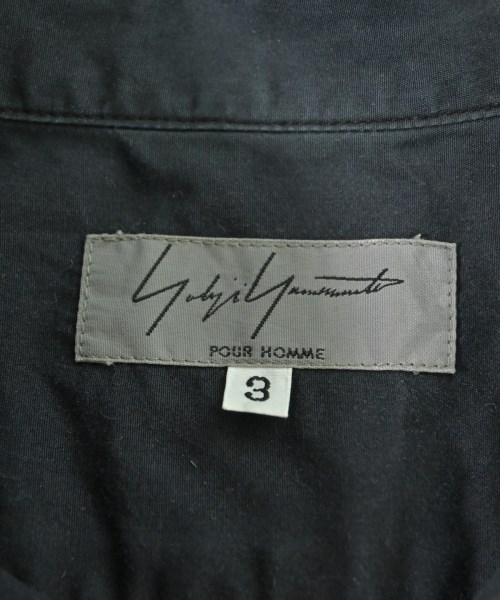 yohji yamamoto POUR HOMME（ヨウジヤマモトプールオム）カジュアルシャツ 紺 サイズ:3(M位) メンズ/2200615257112