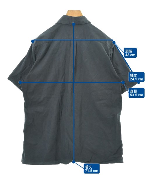 yohji yamamoto POUR HOMME（ヨウジヤマモトプールオム）カジュアルシャツ 紺 サイズ:3(M位) メンズ/2200615257112