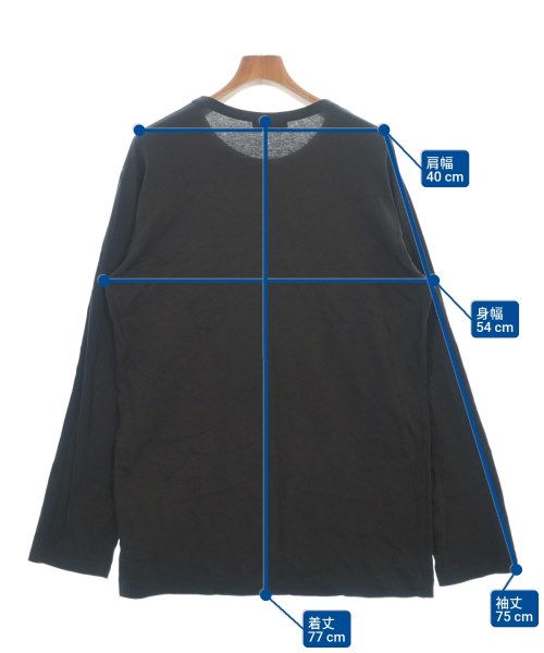 yohji yamamoto POUR HOMME（ヨウジヤマモトプールオム）Tシャツ・カットソー 黒 サイズ:3(M位) メンズ/2200615733029