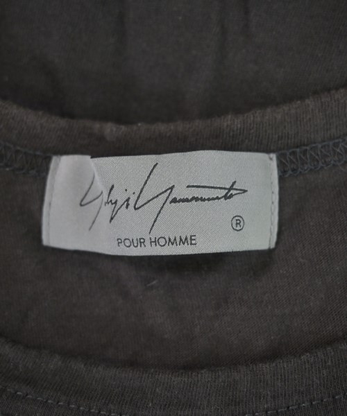 yohji yamamoto POUR HOMME（ヨウジヤマモトプールオム）Tシャツ・カットソー 黒 サイズ:3(M位) メンズ/2200615733036