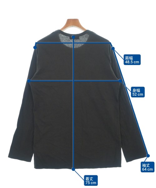 yohji yamamoto POUR HOMME（ヨウジヤマモトプールオム）Tシャツ・カットソー 黒 サイズ:3(M位) メンズ/2200615733036