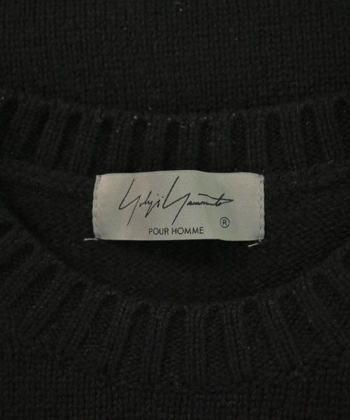 yohji yamamoto POUR HOMME（ヨウジヤマモトプールオム）ニット・セーター 黒 サイズ:3(M位) メンズ/2200616150016