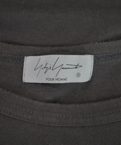 yohji yamamoto POUR HOMME（ヨウジヤマモトプールオム）Tシャツ・カットソー グレー サイズ:3(M位) メンズ/2200616580011