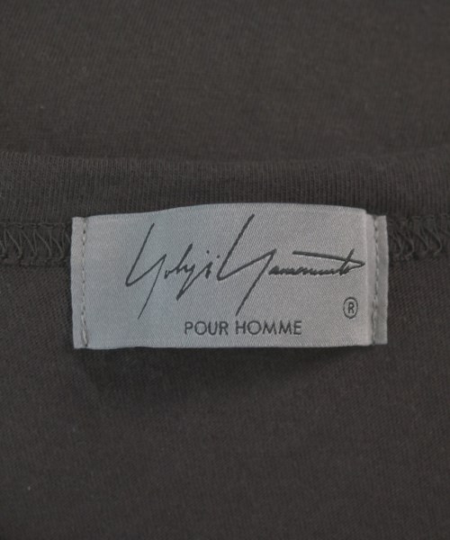 yohji yamamoto POUR HOMME（ヨウジヤマモトプールオム）Tシャツ・カットソー グレー サイズ:3(M位) メンズ/2200616580066