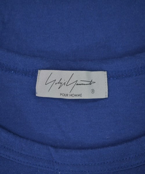 yohji yamamoto POUR HOMME（ヨウジヤマモトプールオム）Tシャツ・カットソー 青 サイズ:3(M位) メンズ/2200616580073