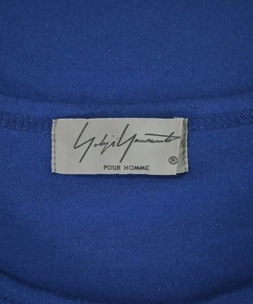 yohji yamamoto POUR HOMME（ヨウジヤマモトプールオム）Tシャツ・カットソー 青 サイズ:3(M位) メンズ/2200616580080