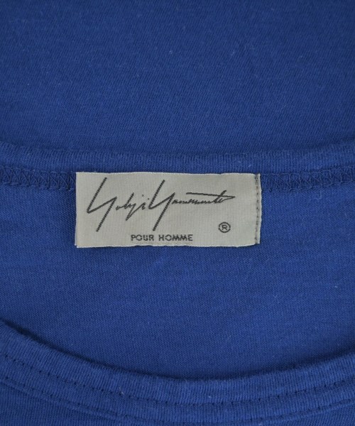 yohji yamamoto POUR HOMME（ヨウジヤマモトプールオム）Tシャツ・カットソー 青 サイズ:3(M位) メンズ/2200616580097