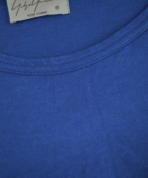 yohji yamamoto POUR HOMME（ヨウジヤマモトプールオム）Tシャツ・カットソー 青 サイズ:3(M位) メンズ/2200616580097
