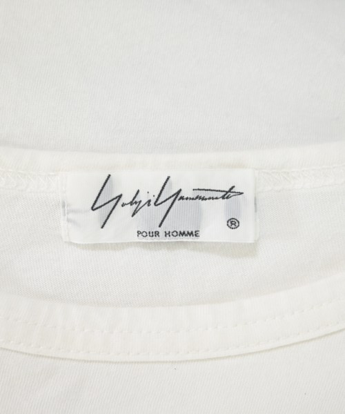 yohji yamamoto POUR HOMME（ヨウジヤマモトプールオム）Tシャツ・カットソー 白 サイズ:3(M位) メンズ/2200616580103