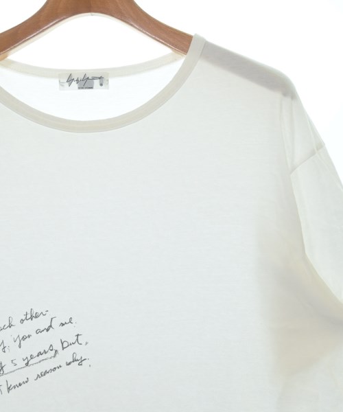 yohji yamamoto POUR HOMME（ヨウジヤマモトプールオム）Tシャツ・カットソー 白 サイズ:3(M位) メンズ/2200616580103