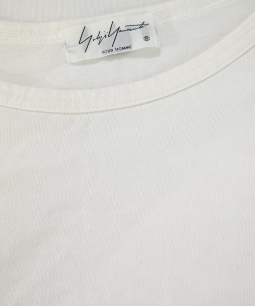 yohji yamamoto POUR HOMME（ヨウジヤマモトプールオム）Tシャツ・カットソー 白 サイズ:3(M位) メンズ/2200616580103