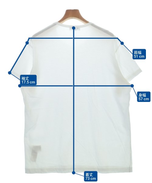 yohji yamamoto POUR HOMME（ヨウジヤマモトプールオム）Tシャツ・カットソー 白 サイズ:3(M位) メンズ/2200616580110