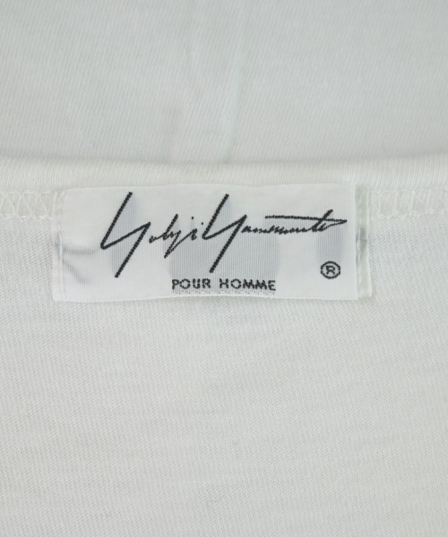 yohji yamamoto POUR HOMME（ヨウジヤマモトプールオム）Tシャツ・カットソー 白 サイズ:3(M位) メンズ/2200616580127