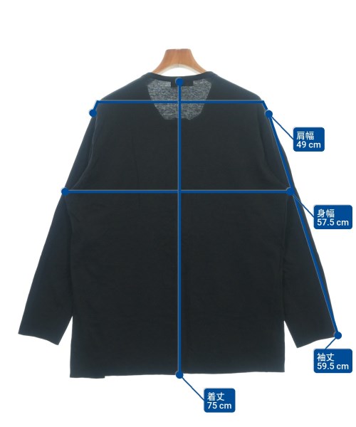 yohji yamamoto POUR HOMME（ヨウジヤマモトプールオム）Tシャツ・カットソー 黒 サイズ:3(M位) メンズ/2200616580134