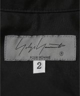yohji yamamoto POUR HOMME（ヨウジヤマモトプールオム）カジュアルシャツ 黒 サイズ:2(S位) メンズ/2200616432020