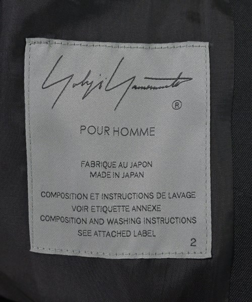 yohji yamamoto POUR HOMME（ヨウジヤマモトプールオム）その他 黒 サイズ:2(S位) メンズ/2200616432044