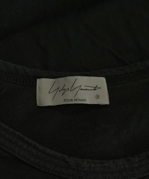 yohji yamamoto POUR HOMME（ヨウジヤマモトプールオム）Tシャツ・カットソー 黒 サイズ:3(M位) メンズ/2200617492054