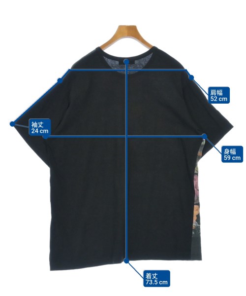 yohji yamamoto POUR HOMME（ヨウジヤマモトプールオム）Tシャツ・カットソー 黒 サイズ:3(M位) メンズ/2200617492061
