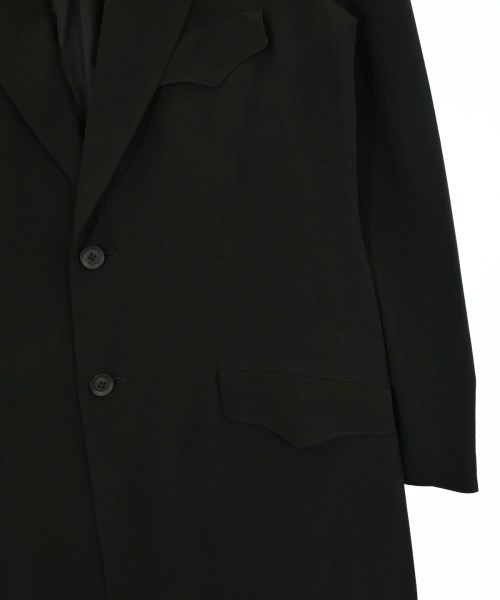 yohji yamamoto POUR HOMME（ヨウジヤマモトプールオム）チェスターコート 黒 サイズ:4(L位) メンズ/2200617950028
