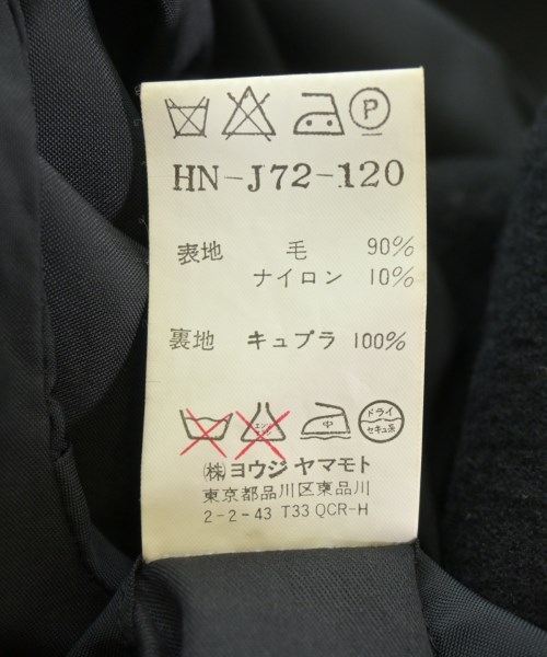 yohji yamamoto POUR HOMME（ヨウジヤマモトプールオム）カジュアルジャケット 黒 サイズ:2(S位) メンズ/2200617628057