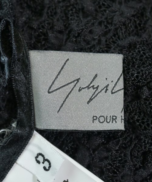 yohji yamamoto POUR HOMME（ヨウジヤマモトプールオム）ニット・セーター 黒 サイズ:3(M位) メンズ/2200618876013