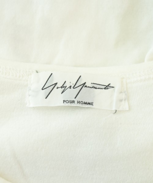 yohji yamamoto POUR HOMME（ヨウジヤマモトプールオム）Tシャツ・カットソー 白 サイズ:3(M位) メンズ/2200619212100