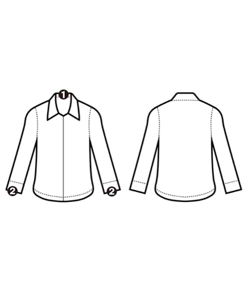 yohji yamamoto POUR HOMME（ヨウジヤマモトプールオム）カジュアルシャツ 白 サイズ:2(S位) メンズ/2200619289041