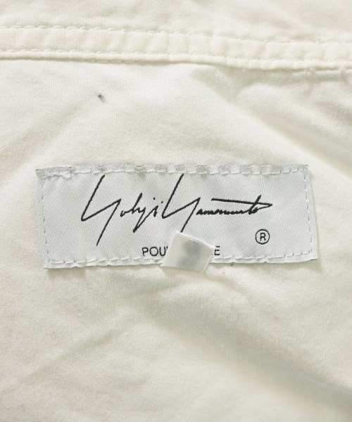 yohji yamamoto POUR HOMME（ヨウジヤマモトプールオム）カジュアルシャツ 白 サイズ:2(S位) メンズ/2200619289041