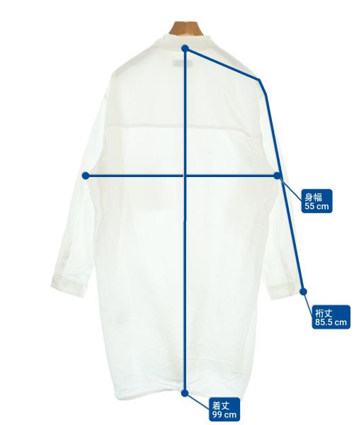 yohji yamamoto POUR HOMME（ヨウジヤマモトプールオム）カジュアルシャツ 白 サイズ:2(S位) メンズ/2200619289041