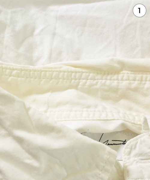 yohji yamamoto POUR HOMME（ヨウジヤマモトプールオム）カジュアルシャツ 白 サイズ:2(S位) メンズ/2200619289041