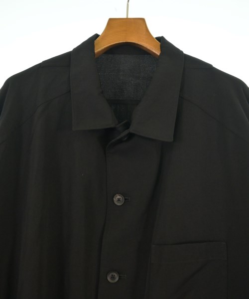 yohji yamamoto POUR HOMME（ヨウジヤマモトプールオム）カジュアルシャツ 黒 サイズ:3(M位) メンズ/2200619401030