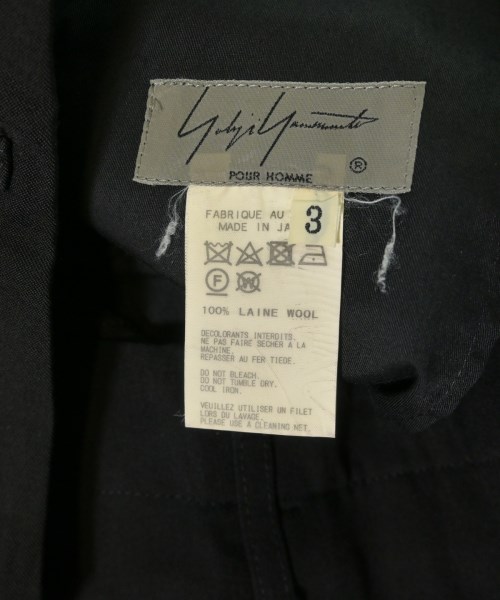 yohji yamamoto POUR HOMME（ヨウジヤマモトプールオム）その他 黒 サイズ:3(M位) メンズ/2200619401047