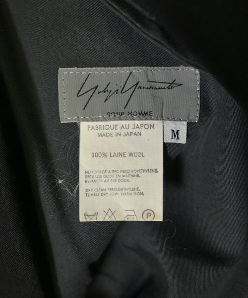 yohji yamamoto POUR HOMME（ヨウジヤマモトプールオム）その他 黒 サイズ:M メンズ/2200619401054