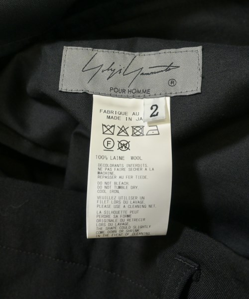 yohji yamamoto POUR HOMME（ヨウジヤマモトプールオム）その他 黒 サイズ:2(S位) メンズ/2200619480035