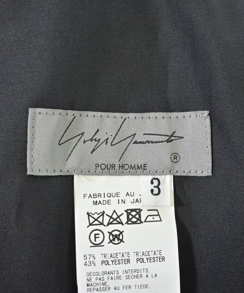 yohji yamamoto POUR HOMME（ヨウジヤマモトプールオム）ショートパンツ 黒 サイズ:3(M位) メンズ/2200607392081