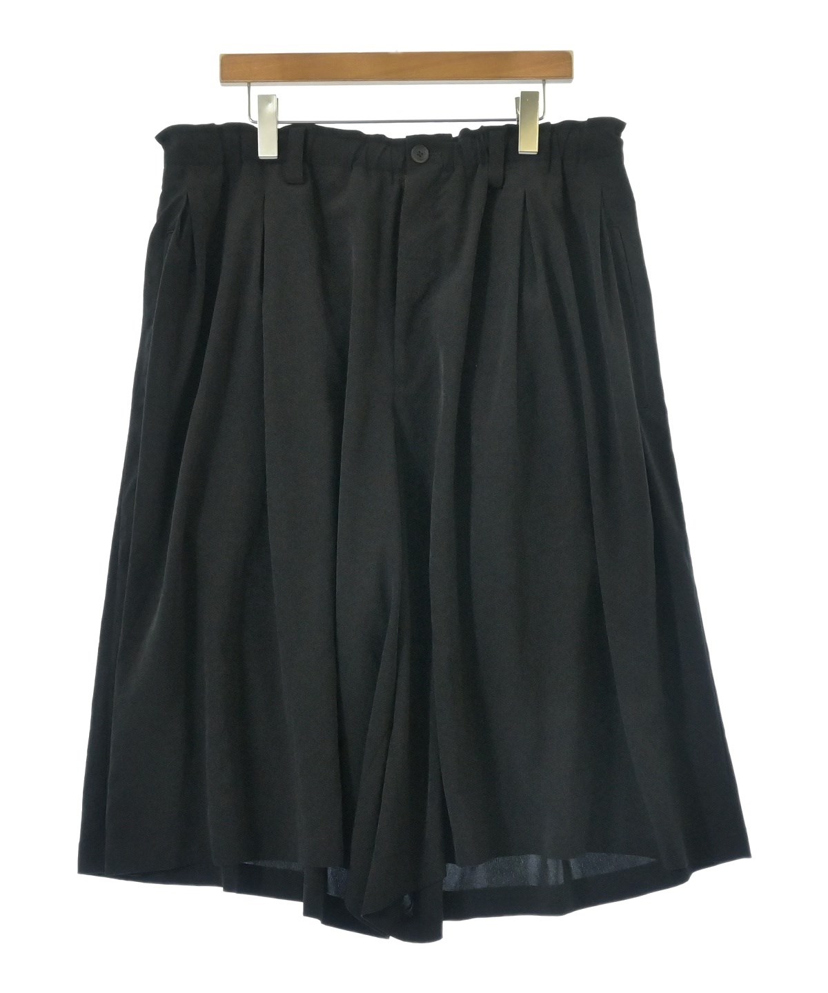 ヨージヤマモトプールオム ショートパンツ 黒 yohji yamamoto POUR HOMME（ヨウジヤマモトプールオム）ショート