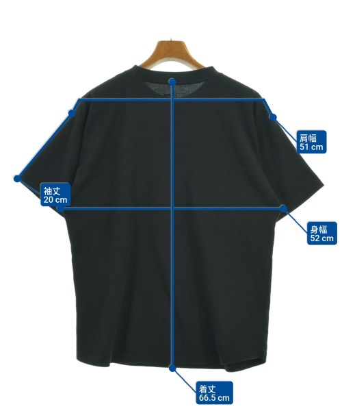 yohji yamamoto POUR HOMME（ヨウジヤマモトプールオム）Tシャツ・カットソー 黒 サイズ:2(S位) メンズ/2200619949037