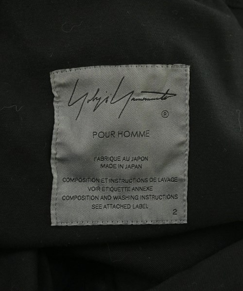 yohji yamamoto POUR HOMME（ヨウジヤマモトプールオム）カジュアルジャケット 黒 サイズ:2(S位) メンズ/2200620475020