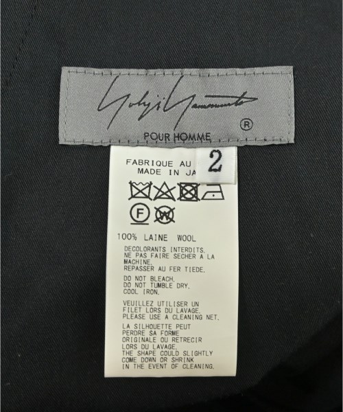 yohji yamamoto POUR HOMME（ヨウジヤマモトプールオム）その他 黒 サイズ:2(S位) メンズ/2200620999038