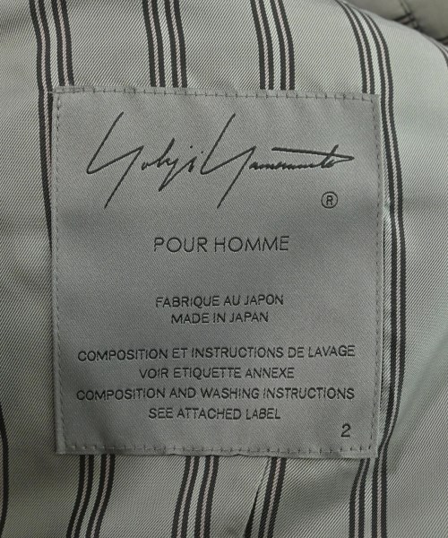 yohji yamamoto POUR HOMME（ヨウジヤマモトプールオム）カジュアルシャツ 黒 サイズ:2(S位) メンズ/2200620999045