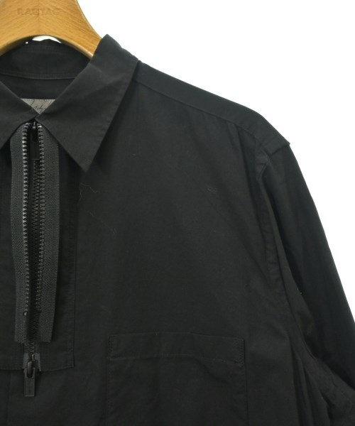 yohji yamamoto POUR HOMME（ヨウジヤマモトプールオム）カジュアルシャツ 黒 サイズ:2(S位) メンズ/2200620999052