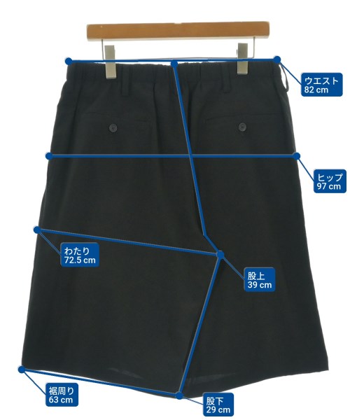 yohji yamamoto POUR HOMME（ヨウジヤマモトプールオム）その他 黒 サイズ:2(S位) メンズ/2200612570160