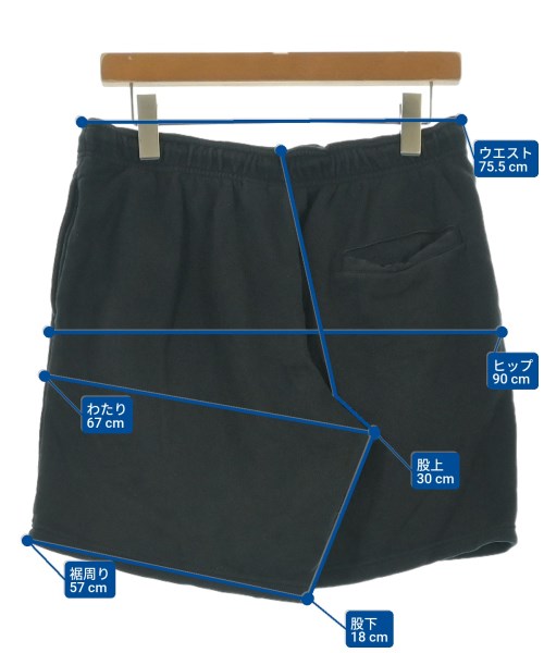 yohji yamamoto POUR HOMME（ヨウジヤマモトプールオム）ショートパンツ 黒 サイズ:M メンズ/2200612570276