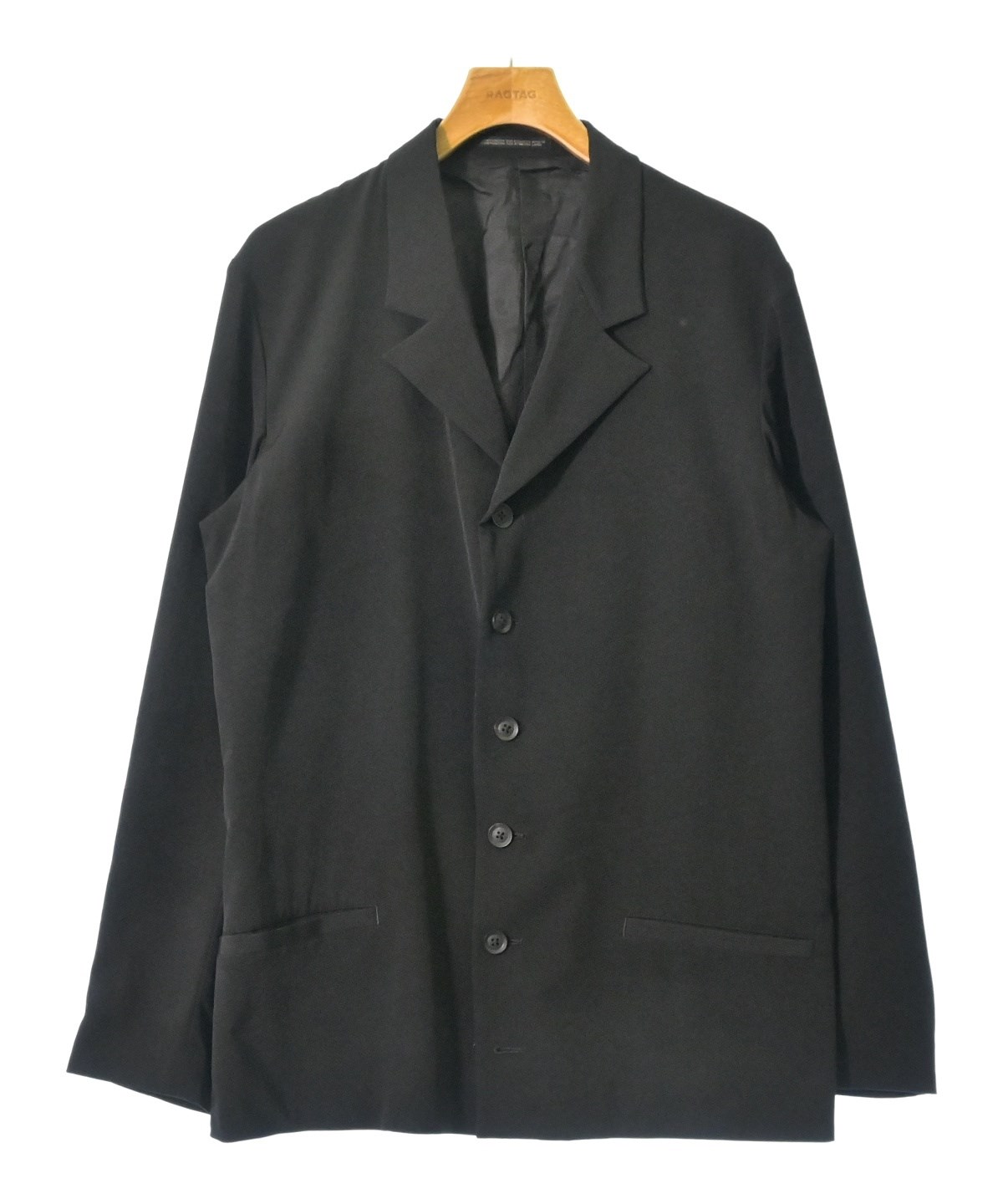 ししし 黒いカジュアルジャケット yohji yamamoto POUR HOMME（ヨウジヤマモトプールオム